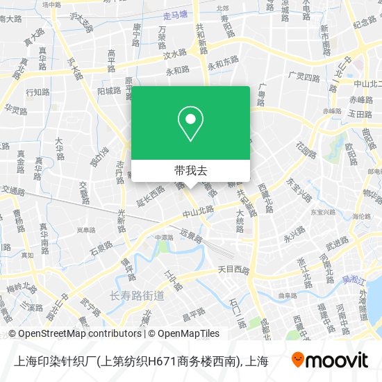 上海印染针织厂(上第纺织H671商务楼西南)地图
