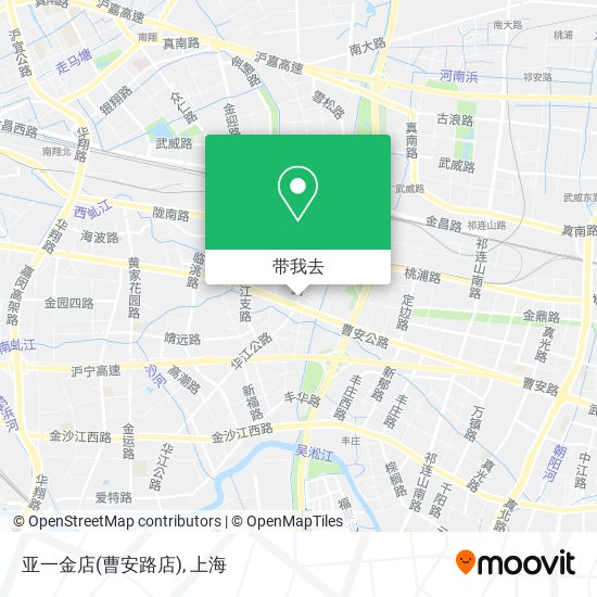 亚一金店(曹安路店)地图