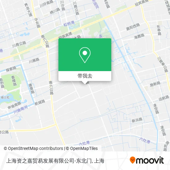 上海资之嘉贸易发展有限公司-东北门地图