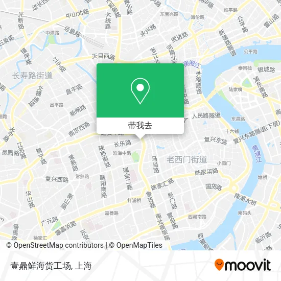 壹鼎鲜海货工场地图
