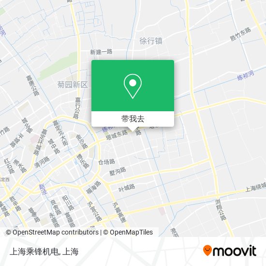 上海乘锋机电地图