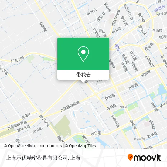 上海示优精密模具有限公司地图