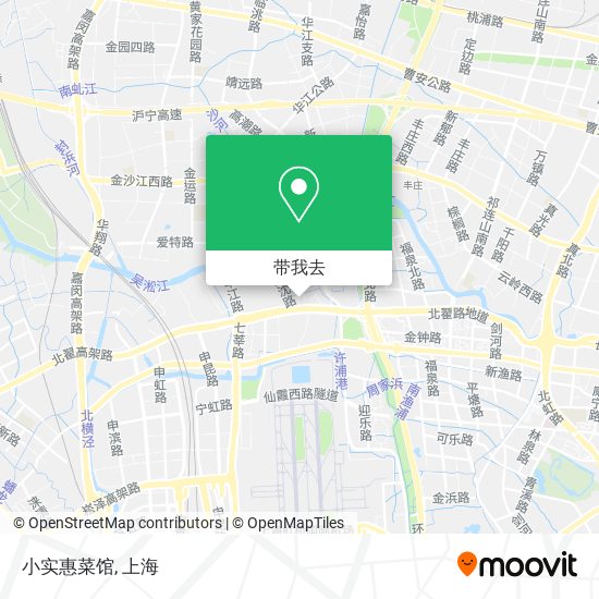 小实惠菜馆地图