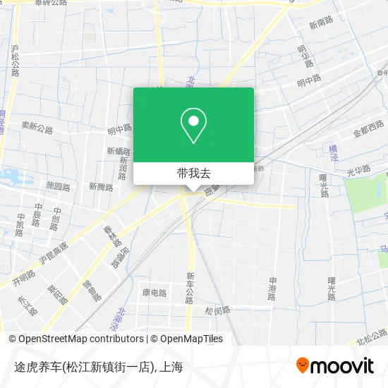 途虎养车(松江新镇街一店)地图