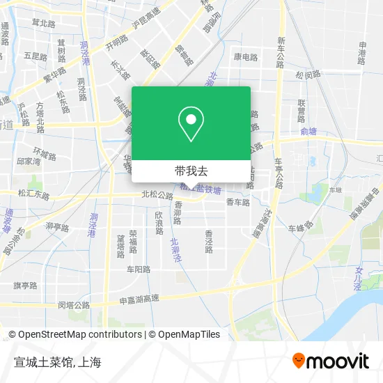 宣城土菜馆地图