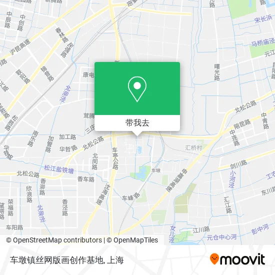 车墩镇丝网版画创作基地地图