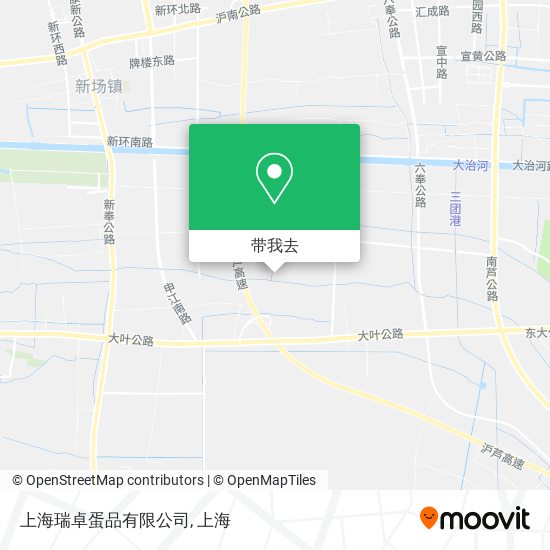 上海瑞卓蛋品有限公司地图