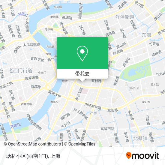 塘桥小区(西南1门)地图