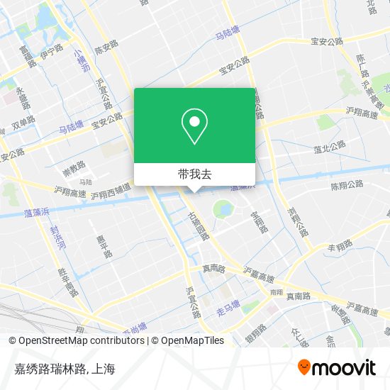 嘉绣路瑞林路地图