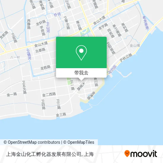上海金山化工孵化器发展有限公司地图