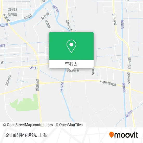 金山邮件转运站地图