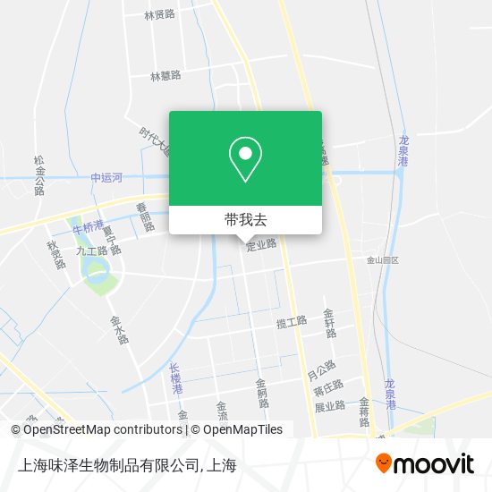 上海味泽生物制品有限公司地图