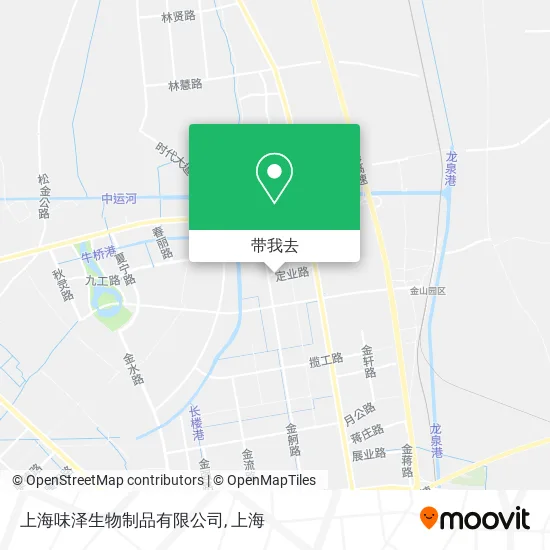 上海味泽生物制品有限公司地图