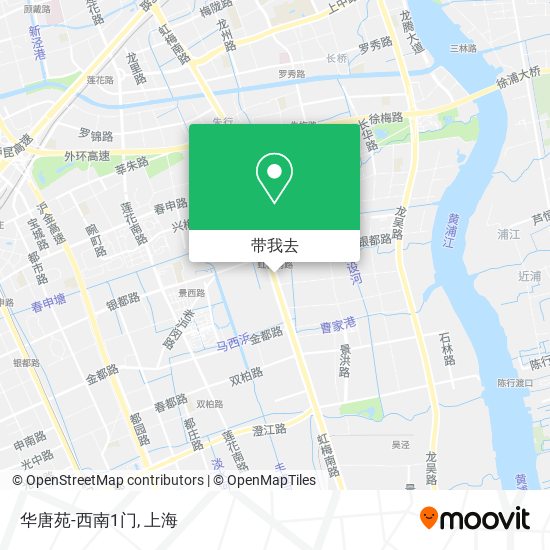 华唐苑-西南1门地图