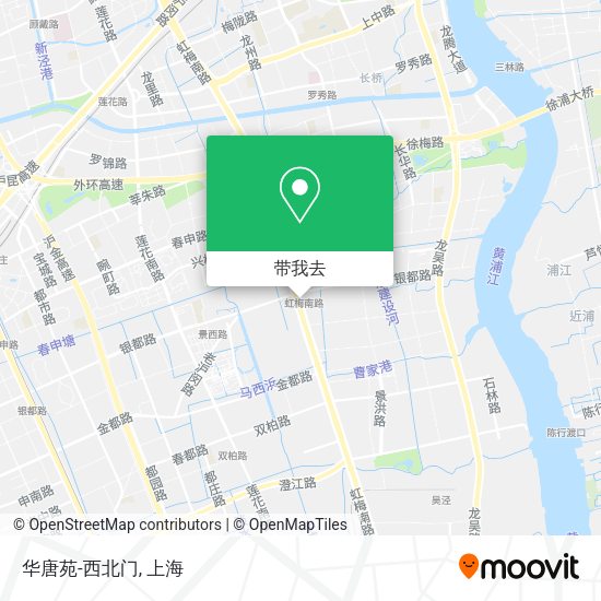 华唐苑-西北门地图