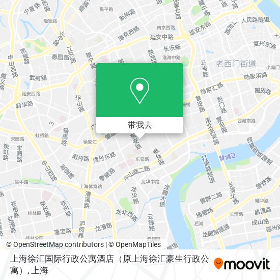 上海徐汇国际行政公寓酒店（原上海徐汇豪生行政公寓）地图