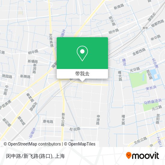 闵申路/新飞路(路口)地图