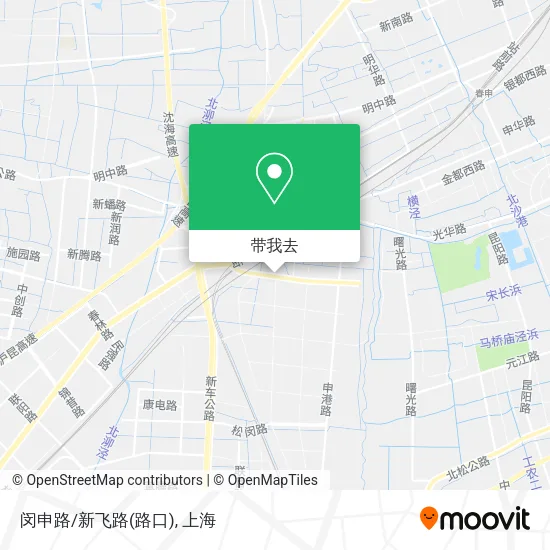 闵申路/新飞路(路口)地图
