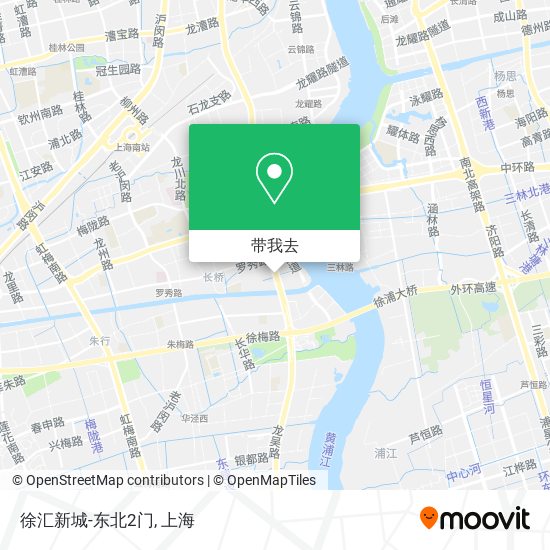 徐汇新城-东北2门地图