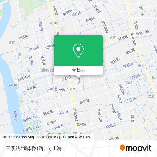 三跃路/恒南路(路口)地图