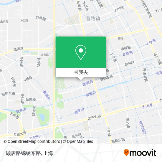 顾唐路锦绣东路地图