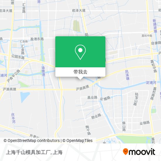 上海千山模具加工厂地图