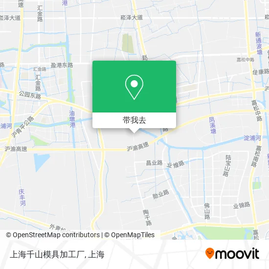 上海千山模具加工厂地图