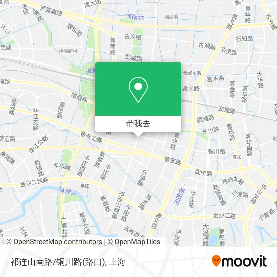 祁连山南路/铜川路(路口)地图