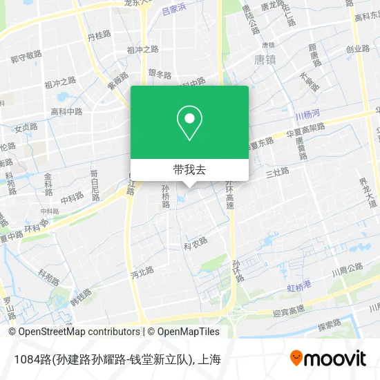 1084路(孙建路孙耀路-钱堂新立队)地图