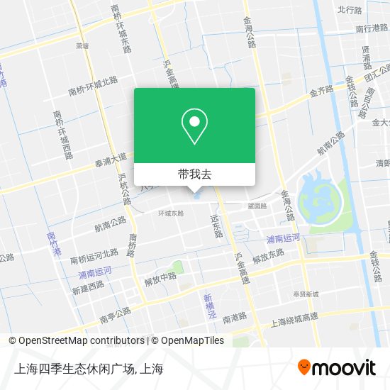 上海四季生态休闲广场地图