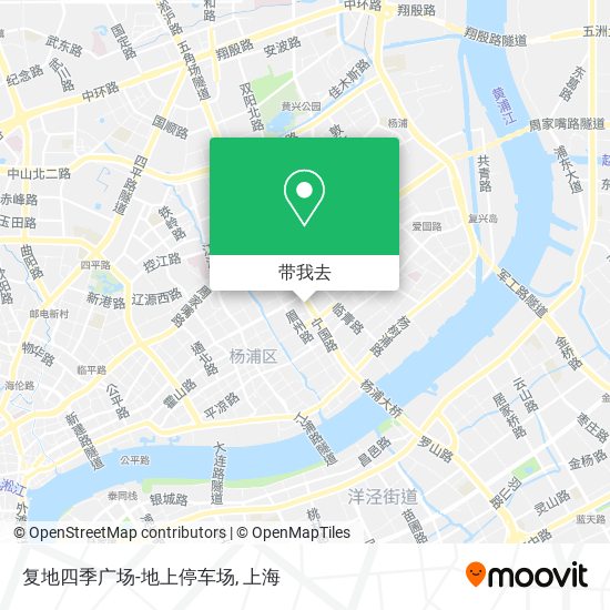 复地四季广场-地上停车场地图