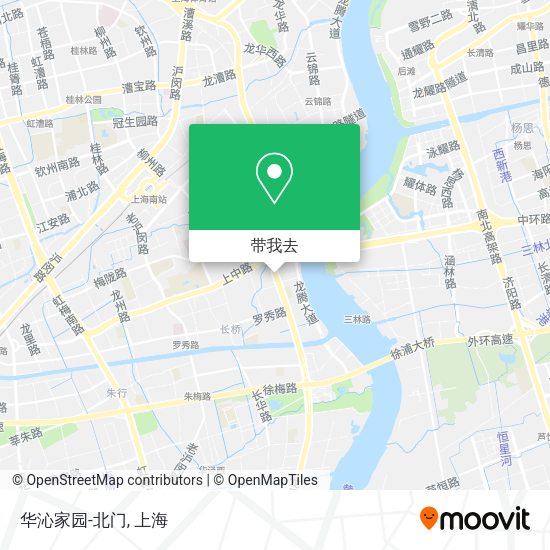 华沁家园-北门地图