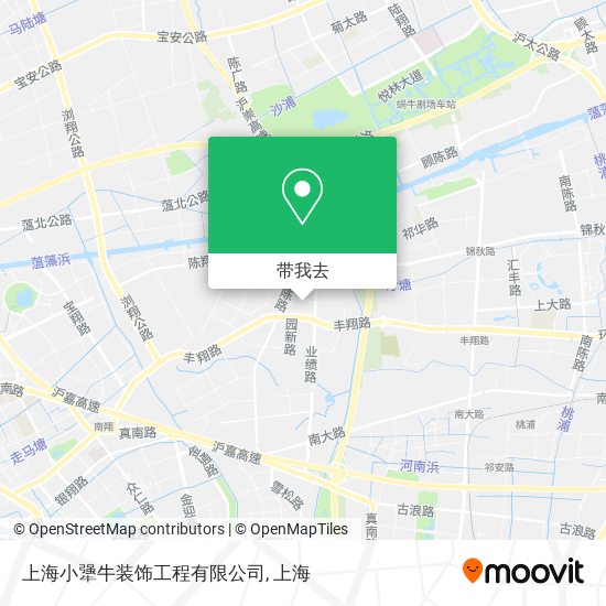 上海小犟牛装饰工程有限公司地图