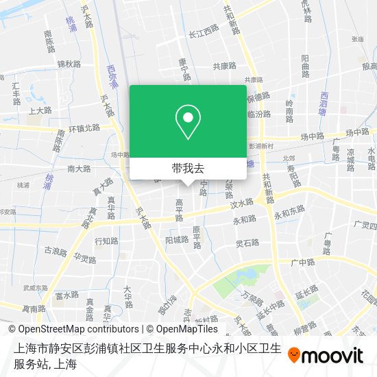 上海市静安区彭浦镇社区卫生服务中心永和小区卫生服务站地图