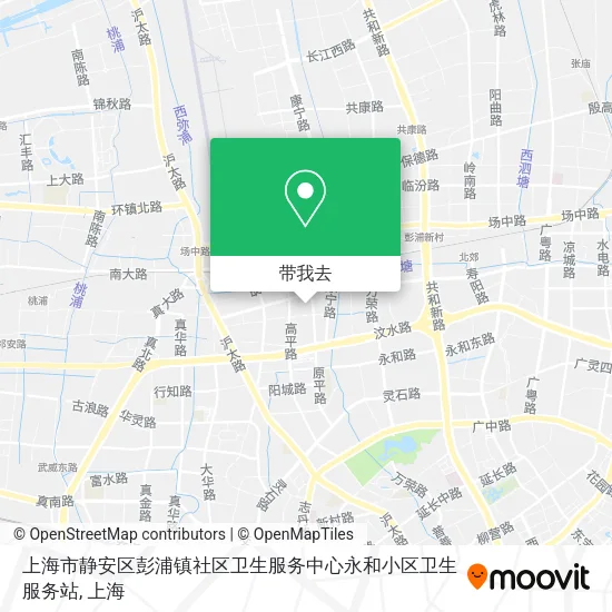 上海市静安区彭浦镇社区卫生服务中心永和小区卫生服务站地图
