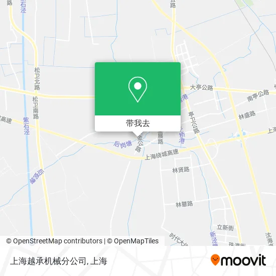 上海越承机械分公司地图