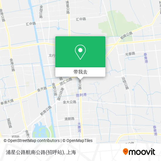 浦星公路航南公路(招呼站)地图