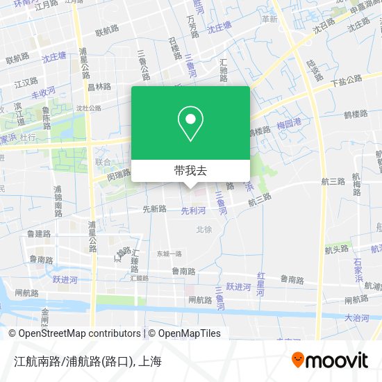 江航南路/浦航路(路口)地图