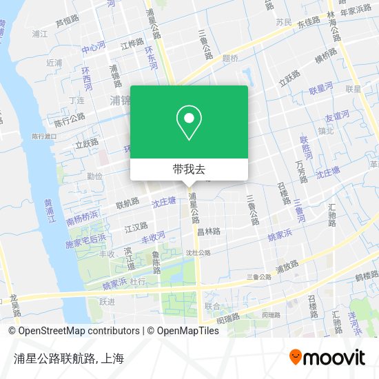 浦星公路联航路地图