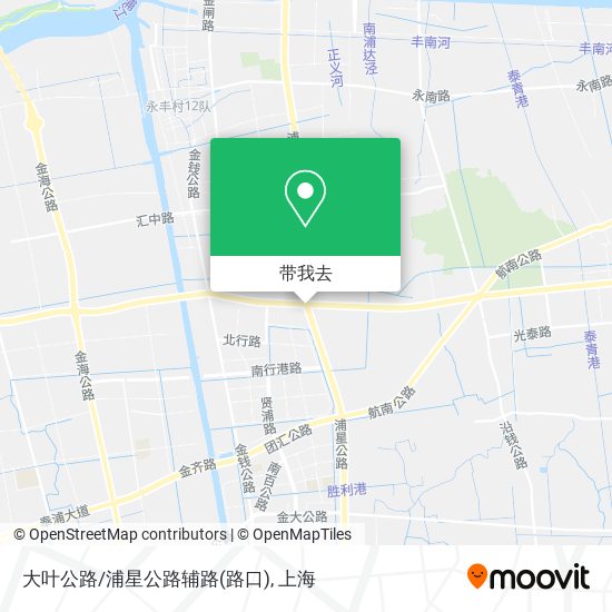 大叶公路/浦星公路辅路(路口)地图