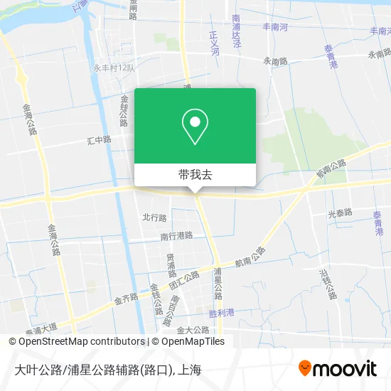 大叶公路/浦星公路辅路(路口)地图
