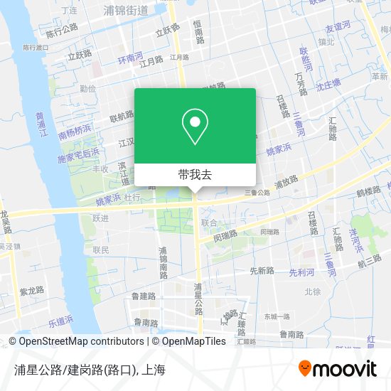 浦星公路/建岗路(路口)地图