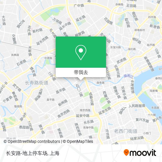 长安路-地上停车场地图