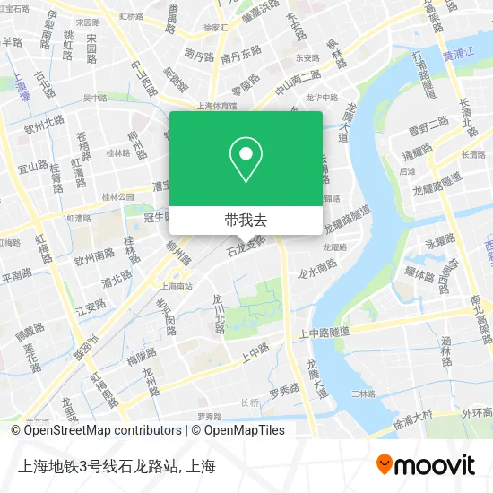 上海地铁3号线石龙路站地图