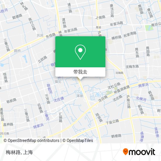 梅林路地图