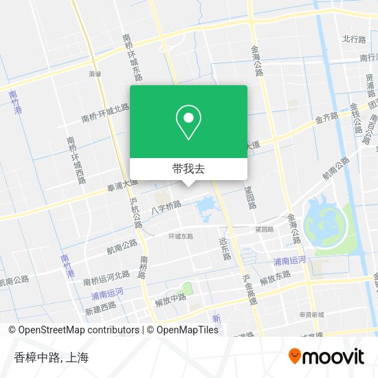 香樟中路地图