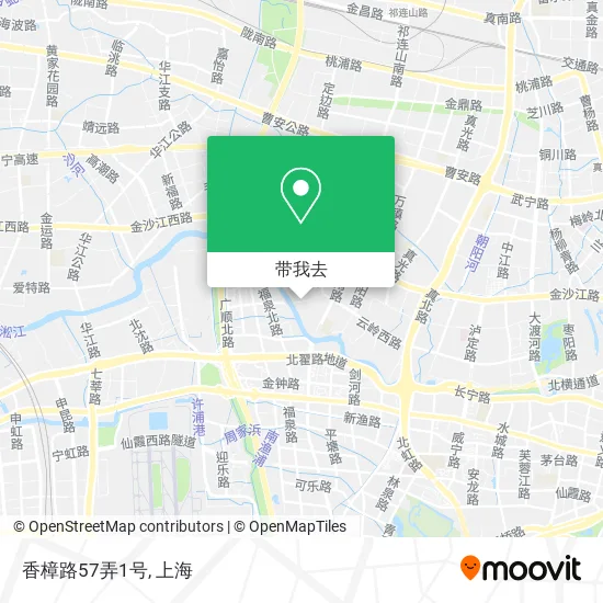 香樟路57弄1号地图