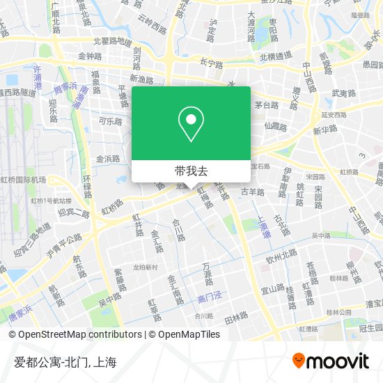 爱都公寓-北门地图