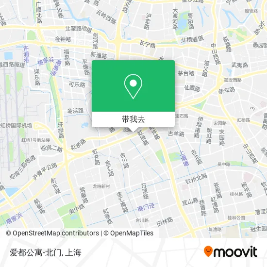 爱都公寓-北门地图