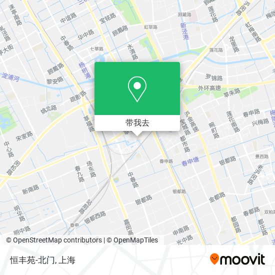 恒丰苑-北门地图